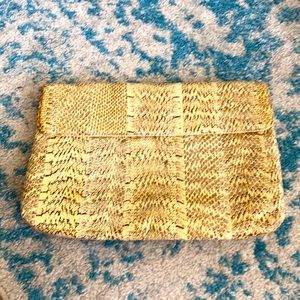 Vintage Snake skin clutch